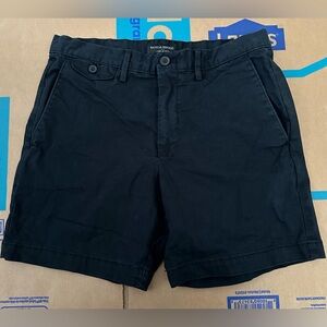 Banana Republic Navy Chino Shorts Slim Fit Size 31 x 7 inseam Men.